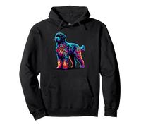 Paint Art Portuguese Water Dog Portie Pullover Hoodie