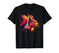 Paint Art Red Squirrel Squirrels T-Shirt