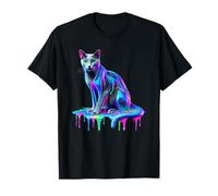 Paint Art Russian Blue Cat Russian Blues Maltese T-Shirt