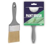 Paint Brush - 4 INCH Fence Paint Brush for Interior and Exterior - Ideal for DIY, Walls, Woodwork, Walls, Gesso, Varnishes, Acrylic PaintingSoft Bristles for Smooth Finish SIZE (4")