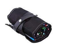 Paint Brush Holder 36/48 Hole Roll Up Case Bag Roll Up Drawing Pen Pouch Artist Paint Pen Holder Artist Paint Brush Organizers for Artist Pen Brush NOT Included Pencils(48pcs)