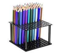 Paint Brush Holder - 96-Hole Capacity, Transparent Acrylic Material, Sturdy Desktop Stand, Organized Storage | Paintbrushes, Pencils, Markers, Modeling Tools, Art Supplies, Craft Room, Easy Access