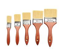 Paint Brushes Decorating Sukudon 5-Piece Touch-Up Brush Set for Wall, Barbecue or Industry Paint Jobs 25mm / 38.1mm / 50.8mm / 65mm / 76.2mm