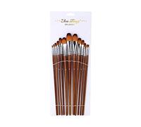 Paint Brushes Set 13 Pack Oil Watercolor Acrylic Paint Brush Artist Paintbrushes For Body Face Rock Canvas Kids Adults Acrylic Brush Set Nylon Hair Brushes For All Fine Detail Bulk Painting Canvas Oil