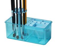 Paint Brushes Storage System - Multifunctional Cleaning Rack for Brushes | Paint Brush Storage Box With Palette | For Artists Creative Teachers Beginners Workshop