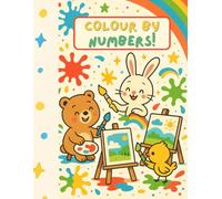 Paint By Number Book for Kids Aged 3-6 years Activity Increases Observation Power and Cognitive Skills