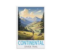 Paint by Number for Adults on Canvas，Continental Divide Trail,DIY Acrylic Painting by Numbers Kits with Brushes Acrylic Pigment Home Decoration Brithday Gifts 30x40cm