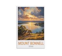 Paint by Number for Adults on Canvas，Mount Bonnell Texas Posters,DIY Acrylic Painting by Numbers Kits with Brushes Acrylic Pigment Home Decoration Brithday Gifts 40x50cm
