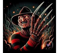 Paint by Number Kit for Adults Beginner,DIY Acrylic Hand Oil Paintin Kits On Canvas Art Crafts for Home,16 X16 Inch,Horror Nightmare Man,with Frame