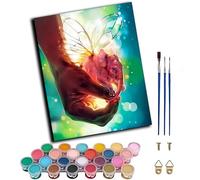 Paint by Number Kit for Adults Beginner,DIY Acrylic Hand Oil Paintin Kits on Canvas Art Crafts for Home，16 x20 inch，Holding an Elephant,Frameless