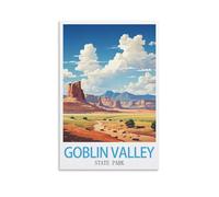 Paint by Number Kits for Adults Beginners,Goblin Valley State Park Utah Beginner, DIY Canvas Painting Gift Kits for Home Decoration 50x60cm