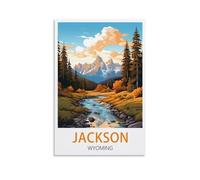Paint by Number Kits for Adults Beginners,Jackson Wyoming,Beginner, DIY Canvas Painting Gift Kits for Home Decoration 50x60cm