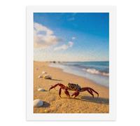 Paint by Numbers A Crab on The Sandy Beach Digital Painting Kit for Adults Create Your Own Magical Scene Art Supplies Unframed 40x50CM