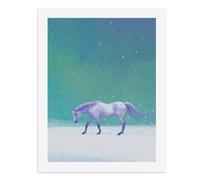 Paint by Numbers A Majestic Horse Stands Under The Starry Aurora Sky Digital Painting Kit for Adults Create Your Own Magical Scene Art Supplies Unframed 40x50CM