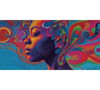 Paint by Numbers Adults Abstract Painting by Numbers for Adults Woman 20x40inch, DIY Color Oil Paintings Beginners Kit mit 3 Paintbrushes and Acrylic Paints, Home Room Wall Decor Gifts,-fu635u