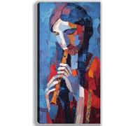 Paint by Numbers Adults Abstract Painting by Numbers for Adults Woman 8x16inch, DIY Color Oil Paintings Beginners Kit mit 3 Paintbrushes and Acrylic Paints, Home Room Wall Decor Gifts,-fu685u