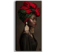 Paint by Numbers Adults Africa Painting by Numbers for Adults Woman 8x16inch,DIY Color Oil Paintings Beginners Kit mit 3 Paintbrushes and Acrylic Paints,Home Room Wall Decor Gifts,Without Frame-fu323u