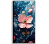 Paint by Numbers Adults Retro Painting by Numbers for Adults Flower 40x120inch, DIY Color Oil Paintings Beginners Kit mit 3 Paintbrushes and Acrylic Paints, Home Room Wall Decor Gifts,-fu101u