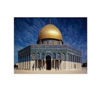 Paint by Numbers，Al-Aqsa Mosque in the Old City of Jerusalem，DIY Paint by Numbers Kits for Adults Kids,Canvas Oil Painting with Brushes and Acrylic Pigment Paint by Numbers Arts Craft (20x30cm）-C4