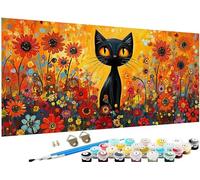 Paint by Numbers Animal Paint by Numbers for Adults Cat Pattern Large 60x120cm,DIY Canvas Oil Paintings Hobbies for Adults Women Kit with Acrylic Pigment,Home Decor Gifts for Women,Without Frame J3-2