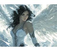 Paint by Numbers Beauty Woman Painting by Numbers for Adults, DIY Craft Art Paintings Kit, with 3- Paint Brushes e Acrylic Pigment, Hobbies for Adults Women, Christmas Decorations 70x90cm s0ji-34