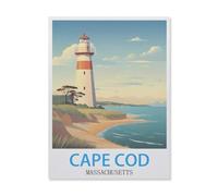 Paint by Numbers,Cape Cod Massachusetts,DIY Paint by Numbers Kits for Adults Kids,Canvas Oil Painting with Brushes and Acrylic Pigment Paint by Numbers Arts Craft for Home Wall Decor(30x40cm) -FH68