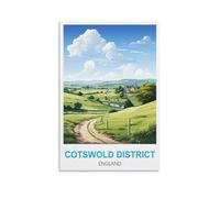 Paint by Numbers Cotswold District Englands DIY Painting by Number Kits Oil Paint Drawing Canvas Home Decor Gift 30x40cm