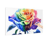 Paint by Numbers Flower, 220x100cm Large Paint by Numbers for Adults Colour Canvas Without Frame, Arts and Crafts for Beginners, Color Oil Painting Paints on Canvas for Hobbies for Adults Women C-32
