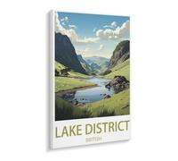 Paint by Numbers for Adult Girls，Lake District British，Painting by Number for Adults DIY Digital Painting for Beginners Wall Decor Drawing Gift(50x60cm-W48