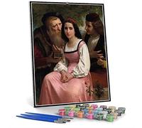 Paint by Numbers for Adult Kits Between Wealth and Love Painting by William-Adolphe Bouguereau Paint by Numbers Kit for Kids and Adults