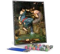 Paint by Numbers for Adult Kits Nymphs Finding The Head of Orpheus Painting by John William Waterhouse Paint by Numbers Kit for Kids and Adults