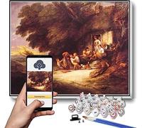 Paint by Numbers for Adult Kits The Cottage Door Painting by Thomas Gainsborough Paint by Numbers Kit for Kids and Adults