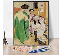 Paint by Numbers for Adult Three Sisters with Grey Background Painting by Henri Matisse Paint by Number Kit On Canvas for Beginners