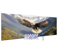 Paint by Numbers for Adults, 8x16in Acrylic Oil Painting by Numbers Kits for Kids Art Crafts Painting Kit with 3 Brushes Animal Eagle Paints by Numbers on Canvas for Wall Art Decoration Gifts K-99