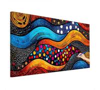 Paint by Numbers for Adults Abstract, Children Paint by Numbers Kits, Colorful Large Painting by Number Canvas 70x30cm, DIY Adult Crafts Hand Painted Oil Painting Kit for Room Decor, Home Decor U-46