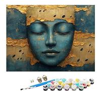 Paint by Numbers for Adults Abstract,Figure Painting by Number Kits,DIY Canvas Oil Painting Kit Hobbies for Adults Women with Brushes and Acrylic for Room Decor 20x28Inch/50x70CM Without Frame L8-246