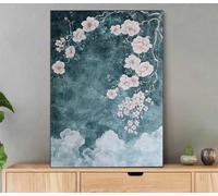 Paint by Numbers for Adults Abstract, Landscape Paint by Numbers for Children Beginner, DIY Oil Paintings Kit for Adults Women Gifts, with Brushes and Pigment, Home Decor, 60x80cm with Frame Ly0-1119