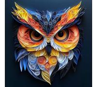 Paint by Numbers for Adults Abstract, Paint by Numbers for Home Wall Decor, Owl DIY Easy Painting Kits for Beginners with Brushes and Acrylic, DIY Arts and Crafts, Gifts for Women, 40x40in 3-3800