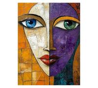 Paint by Numbers for Adults, Abstract Painting by Numbers Canvas for Children Wall Art Supplies 38 x 28in, DIY Art Colorful Canvas Painting Adult Crafts for Room Decor, Gifts for Women LSJ-4899
