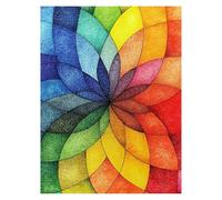 Paint by Numbers for Adults, Abstract Painting by Numbers Canvas for Children Wall Art Supplies 54 x 40 In, DIY Flower Colorful Canvas Painting Adult Crafts for Room Decor and Gifts for Women LSJ-505