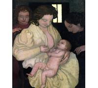 Paint by Numbers for Adults and Beginner Maternal Happiness DIY Oil Painting Kits Canvas Gift