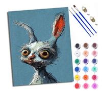 Paint by Numbers for Adults and Beginner Mysterious Fantasy Creatures DIY Color Oil Painting Acrylic Paints Home Wall Decor 40x50cm/16x20in with Frame
