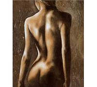 Paint by Numbers for Adults and Kids DIY Oil Painting Gift Kits Canvas Art Home Decoration -Painted Sexy Nude Woman 40X50Cm