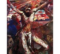 Paint by Numbers for Adults and Kids Red Christ DIY Oil Painting Kits Canvas Gift