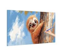 Paint by Numbers for Adults Animal, Koala Paint by Numbers Kits Without Frame, DIY Painting by Number for Adults Beginner, Craft Art Kit Acrylic Pigment Drawing Paintwork for Home Decor 140x60cm K-13