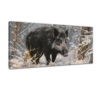 Paint by Numbers for Adults Animal, Large Wild Boar Paint by Numbers Kits XXL 60x120cm, DIY Painting by Number Canvas Kits with Acrylic Pigment and Paintbrushes, Hobbies for Women Gifts, Decor Y3-848