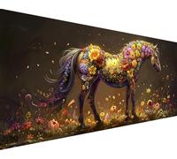 Paint by Numbers for Adults Animal Paint by Numbers Flower Oil Painting Color Canvas Kits with 3 Brushes and Acrylic Pigment Drawing Craft Art Kits, Gift for Women, Home Wall Decor 40x80cm b2-212