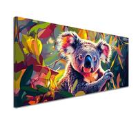 Paint by Numbers for Adults Animal Paint by Numbers with Frame, Hobbies for Adults Women DIY Canvas Oil Painting Kits with Brushes and Acrylic Pigment, Room Decor, Gift for Women, 40x70cm Koala k-1467
