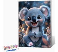 Paint by Numbers for Adults Animal Painting by Numbers for Adults Koala, Craft Art Painting Canvas Kits Bring Pigment and Brushes, Gifts for Women, Room Decor 28x38in (Without Frame) -LKF0744VL