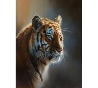 Paint by Numbers for Adults Animal, Tiger Paint by Numbers Kits, DIY Color Oil Painting Adult Crafts, Painting Kits with Brushes and Acrylic, for Home Wall Decor, Gifts for Women, 36x48in H-5220